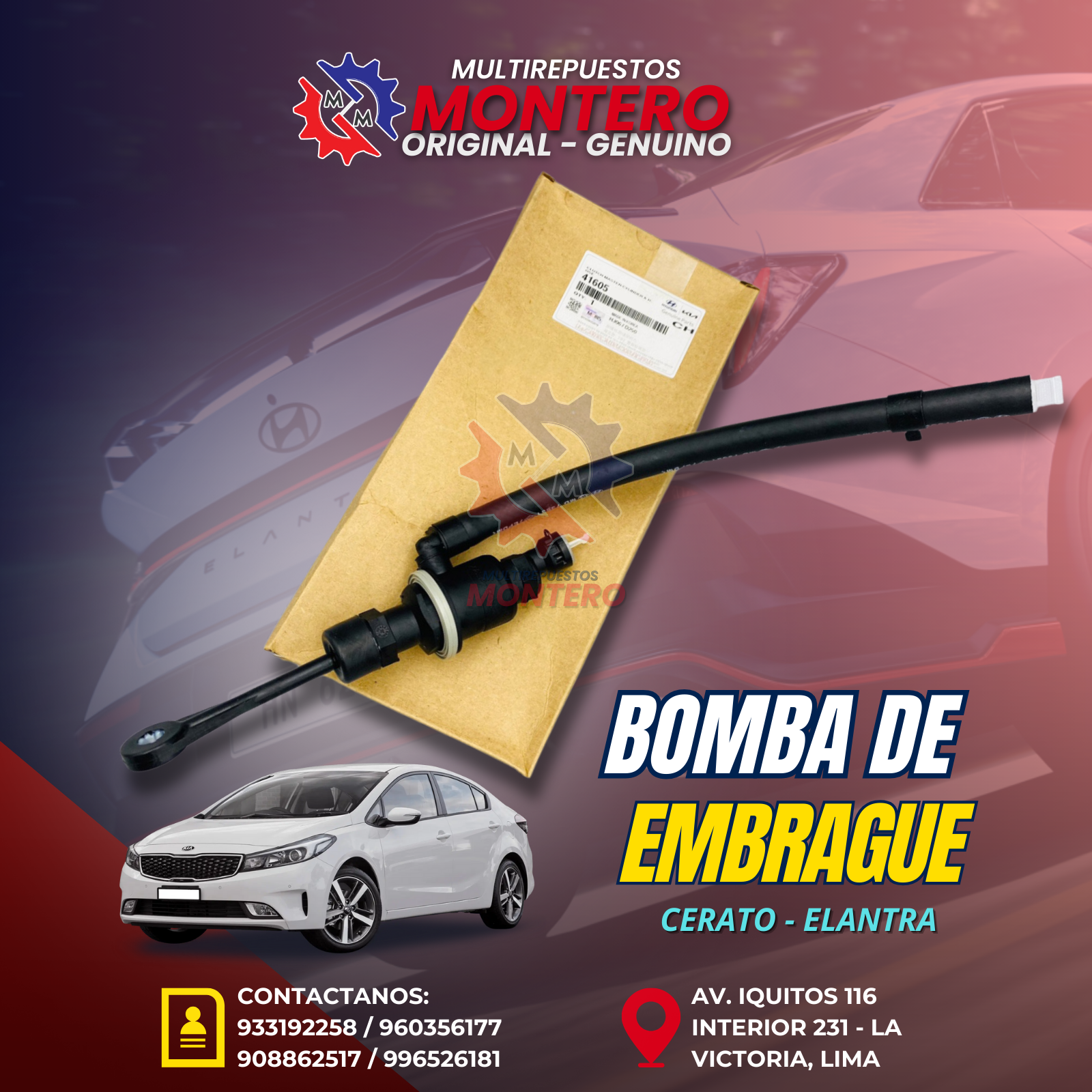 BOMBA DE EMBRAGUE - CERATO, ELANTRA