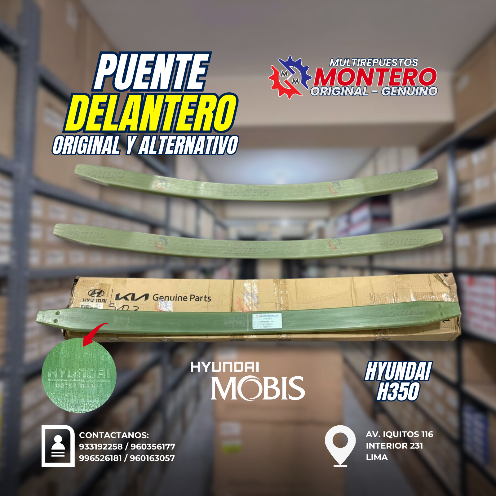 PUENTA DELANTERO H350