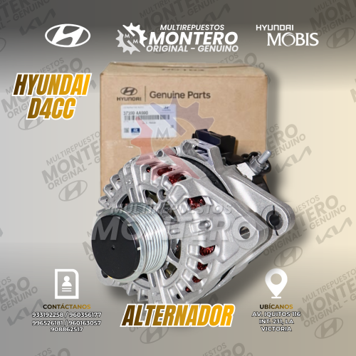 ALTERNADOR HYUNDAI D4CC - ORIGINAL